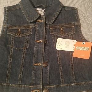 Nwt kids m (7-8) Gymboree jean vest